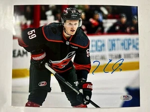 Jake Guentzel Signed Carolina Hurricanes 8X10 Photo With PSA/DNA COA Penguins - Picture 1 of 2