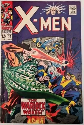 Uncanny X-Men #30 Vol. 1 (1967) vs. Warlock (4.5 to 5.0) VG+ to FN, CGC Ready - Image 1 of 4