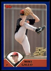 2003 Topps Traded & Rookies #T230 Mike Gallo Rookie - Picture 1 of 2
