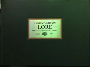 1st Ed Harley-Davidson Lore Origins through Panhead 1903-1965 Illus Motorcycle - Picture 1 of 6