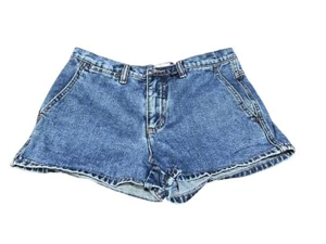 Vintage Calvin Klein Short Shorts 90'S Blue Denim Jean Mid Rise Women’s Size 3 - Picture 1 of 3