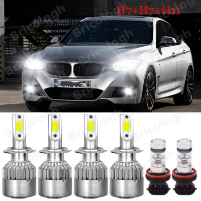 Faro LED blanco para BMW 323i 328i 335i 340i xDrive -6x 6000K + bombilla antiniebla Foto 1 de 4