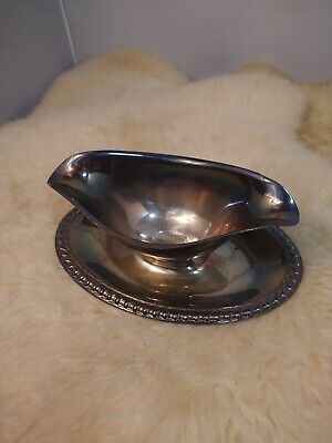 GRAVY BOAT SAUCE BOAT - Rogers Silverplate NICE PIECE - GREAT CONDITION! • 15.27£