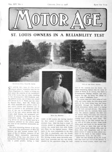 1908 Reliability Tour James Hagerman Jr Trophy St Louis MO Ida Britton - Picture 1 of 3