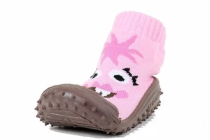 Skidders Infant Toddler Girl's Bright Eyed Monster Pink Shoes Sz: 8 (24 Months) - Picture 1 of 6