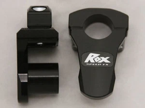 Negro Rox Bandas Perfil bajo para 28mm Barras KTM 950/990/1190/1290 Adhesivo - Imagen 1 de 1