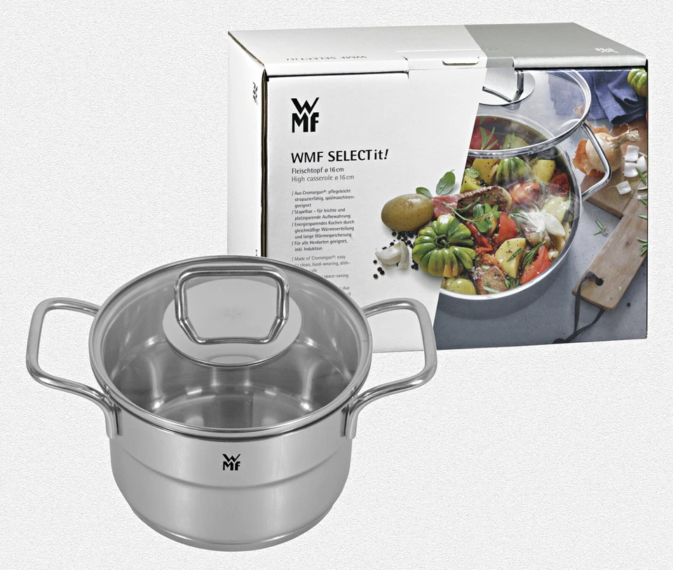 WMF 16cm Kochtopf - Silber (0758186990)