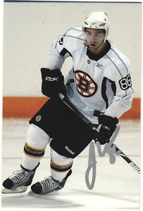 Jason Wilson Autographed 4x6 Color Photo Boston Bruins #86