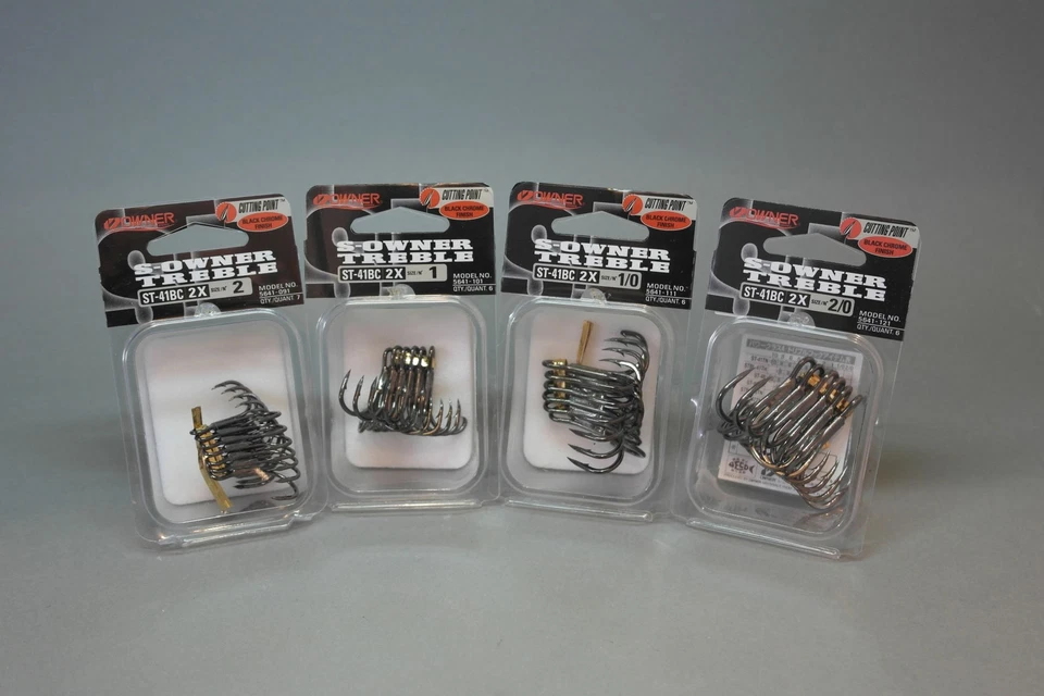 Owner ST-41 BC 2X - Größe 6 - Drillinge Drillingshaken - neu! - Bild 1 von 1