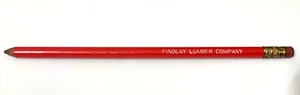1930er Findlay Lumber Sandusky Street Ohio Messwerkzeug Werbung Bleistift - Bild 1 von 3