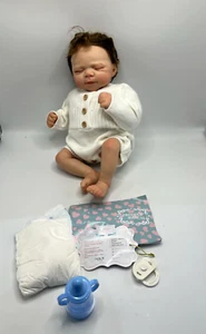 19 Zoll Anano Reborn Baby Puppe Mädchen Junge gewichtet realistisch Neugeborenes handgefertigtes Spielzeug Geschenk - Bild 1 von 5