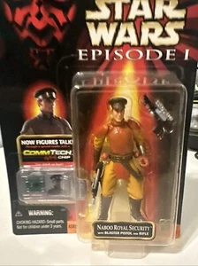 Star Wars Episode 1 Naboo Royal Security W/ Blaster Action Figure Hasbro - 1999 - Picture 1 of 6
