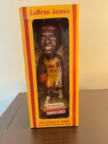IN BOX Lebron James Bobblehead - December 3, 2008 Cleveland Cavaliers CAVS NBA Cover