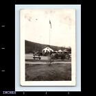 Vintage Photo AMERICAN FLAG CLASSIC CARS