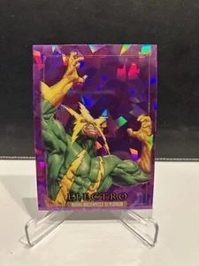 Electro - Purple Crystals - 2024 Skybox Marvel Masterpieces ‘92 Platinum - Picture 1 of 2