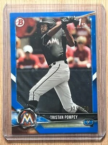 2018 Bowman Draft Blue 126/150 Tristan Pompey #BD-129 - Picture 1 of 2