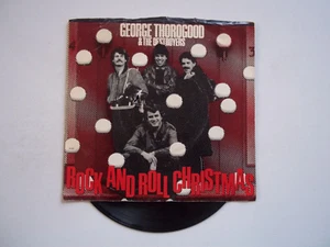GEORGE THOROGOOD DESTROYERS Rock And Roll Christmas; New Year's 45 RPM 7" Record - Picture 1 of 9