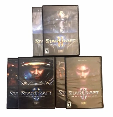 StarCraft II Game Lot Blizzard PC & DVD’s Collectors Edition Swarm Void Liberty - Image 1 of 4