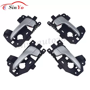 Interior Door Handle Chrome For Kia Carens rondo 2013-2016 82610A4110 82620A4110 - Picture 1 of 43