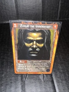 Tarjeta CCG ZLOGAR THE UNREPENTANT: RAGE LEGACY, Werewolf White Wolf TCG, Ally bad - Imagen 1 de 4