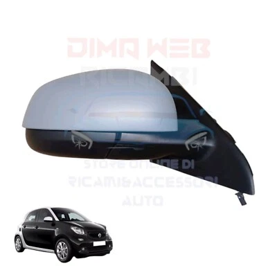 SPECCHIO RETROVISORE SMART FORFOUR 453 2014 ESTERNO DX ELETTRICO TERMICO 7 PIN - Immagine 1 di 3