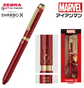 Penna a sfera multifunzione ZEBRA SHARBO X MARVEL Limited Iron Man Giappone - Foto 1 di 6