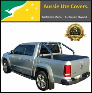 Clip On Tonneau Cover For Volkswagen Amarok Highline Dual Cab 2011-April 2023 - Picture 1 of 4