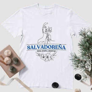 El Salvador Women’s Tee - Salvadoreña Perfect Gift For Her - El Salvador T-Shirt - Picture 1 of 8