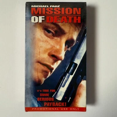 Mission Of Death VHS Promo 1997 Michael Pare Demo Mint Sealed Super Rare ! - Image 1 of 4