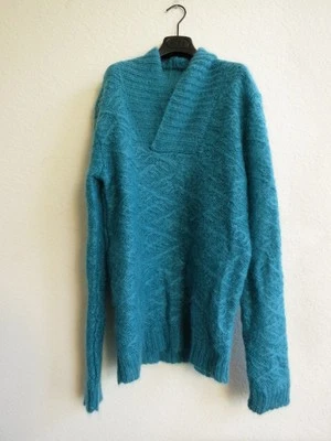 NWT $750 BALMAIN GREEN MOHAIR SWEATER sz S/M - Image 1 of 4
