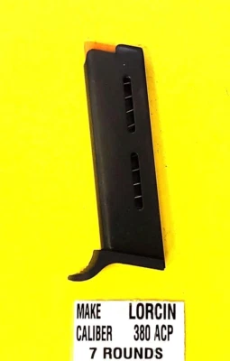 NEW PRODUCTION LORCIN L 380  .380 ACP  7rd  NEW NEW Magazine 3 K - Image 1 of 3