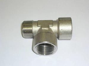 Kreuzung T Bsp Männlich weiblich weiblich 1/8 " cod.46301 Luft - Tee Lateral - Bild 1 von 1