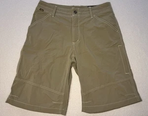 KUHL Men’s Renegade Taupe Outdoor Cargo Shorts W/ Contrast Stitching Size 36 - Picture 1 of 5