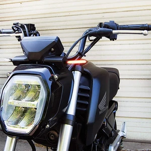New Rage Cycles LED Front Signals For 2021-2025 Honda Grom GROM-FB-21 - Picture 1 of 6