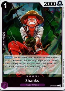 One Piece Shanks (065) Spielset 4x R OP13-065 NM - Bild 1 von 1