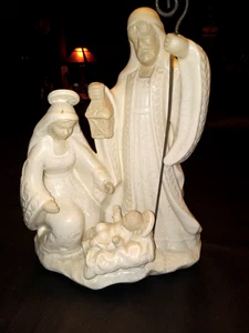 Vintage Heilige Familie Statue Keramik Josef Maria & Jesus sehr guter Zustand - Bild 1 von 4