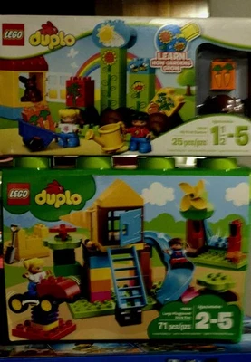 LEGO DUPLO: Caja de ladrillos grande para patio de recreo 10864 y 10809 retirada, nueva. ¡2 juegos! Foto 1 de 4