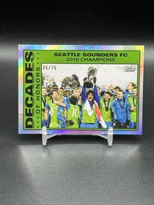Seattle Sounders 2025 Topps MLS 30th Anniversary Decades Honors Silver #/75 - Picture 1 of 2