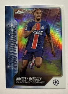 2024-25 Topps Chrome UEFA Soccer Bradley Barcola Youthquake #YQ-14 - Picture 1 of 1