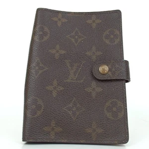 Authentic LOUIS VUITTON R20005 Monogram Agenda PM Notebook cover PVC/leather... - Picture 1 of 17