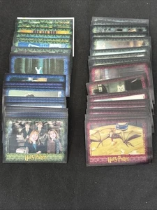 2007 Artbox The World of Harry Potter 3D 1 Base Card Set 72 Cards Complete Set - Picture 1 of 3
