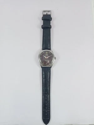 HMT Pilot Parashock Brown Dial Manual Winding Wristwatch For Men Vintage Style - Image 1 of 4