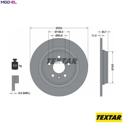 2x BRAKE DISC 92162900 FOR VOLVO ASIA B4204T11/4204T19 2.0L B 4154 T4 1.5L 4cyl - Image 1 of 4