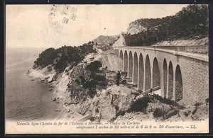 CPA Corbière, Viaduc de la nouvelle ligne ferroviaire de l´Estaque à Miramas av - Picture 1 of 2