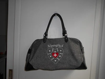 Reisetasche/Handgepäck/Stoff/Kunstleder 50 x 15 x 30 cm, 2 Wege Reißverschluß - Bild 1 von 3