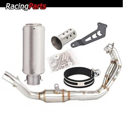 Silenciador trasero tubo de escape de titanio sistema escape enlace completo para Yamaha MT-09 2020-2023 Foto 1 de 4