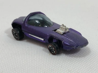Hot Wheels Redline Silhouette 1967 vintage ~ púrpura ext. NEGRO INT. ~ En muy buena condición Foto 1 de 4