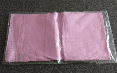 Fer-Gio Como ITALIA Bufanda de Seda Pura Lavanda/Dobladillo Enrollado Rosa Suave 33.5"x34" NUEVO Foto 1 de 4