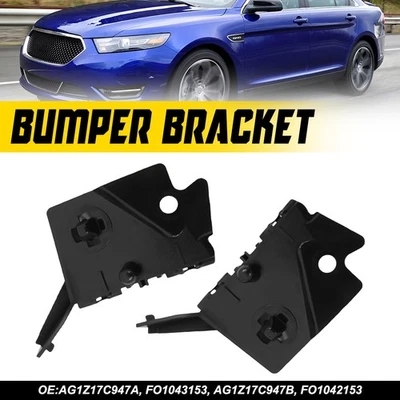 2x Soporte de parachoques delantero conductor y pasajero para Ford Taurus Police 10-19 ER Foto 1 de 4