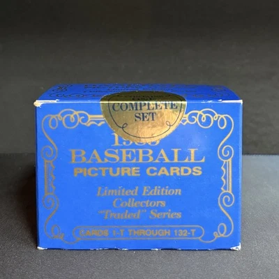 Juego de béisbol Tiffany 1985 Topps negociado sellado de fábrica Foto 1 de 4